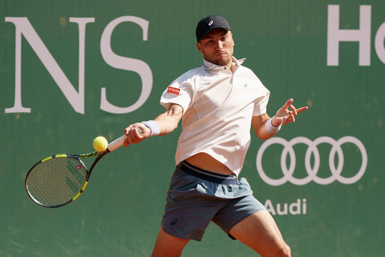 Il 24enne belga Raphael Collignon, campione in carica e prima testa di serie dell'Atkinsons Monza Open 26, ha raggiunto una nuova finale (foto Luigi Leonardi)