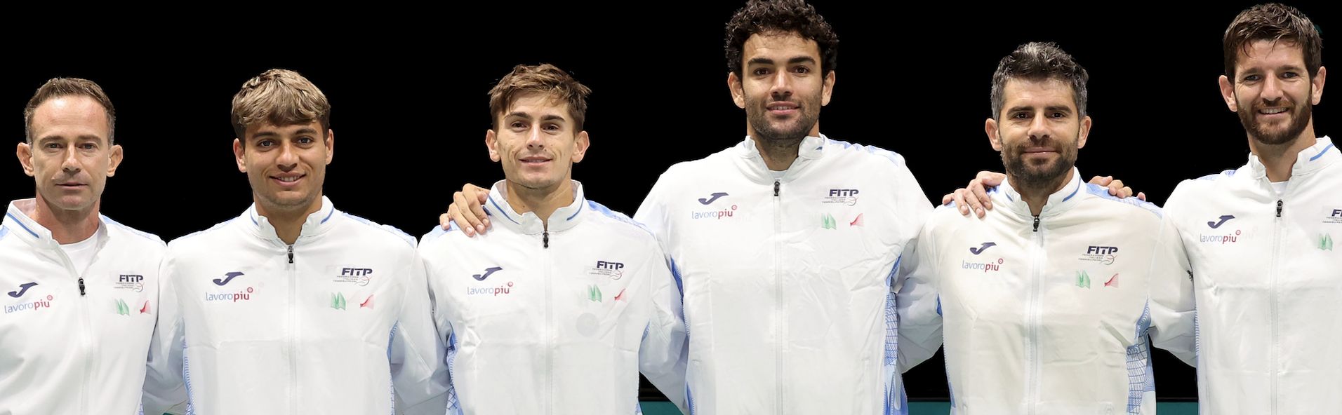 La squadra italiana di Davis Cup - Foto FITP