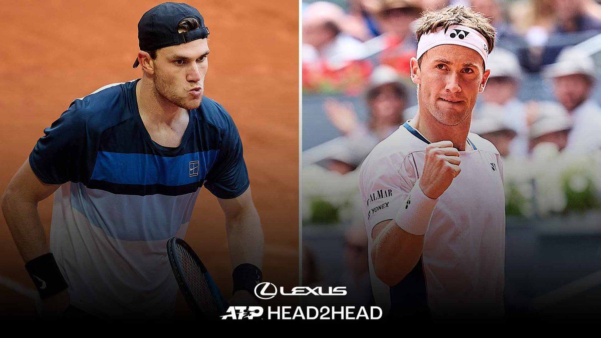Casper Ruud e Jack Draper nella foto - Foto getty images