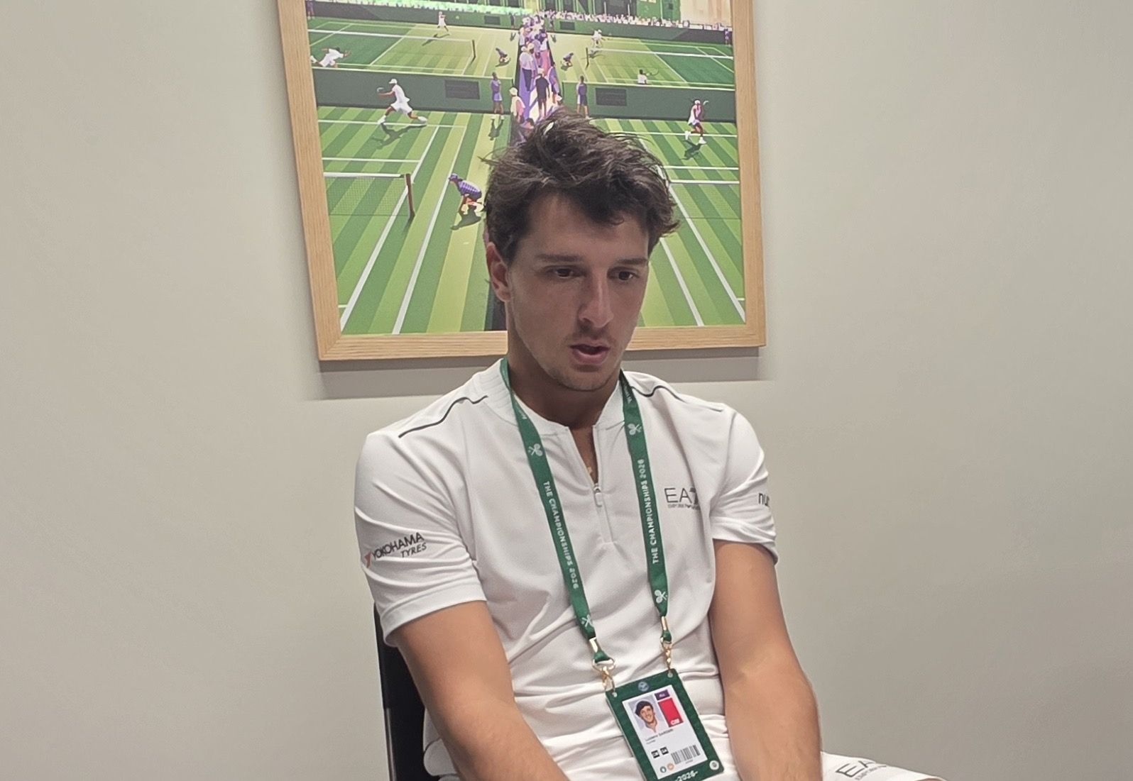 Luciano Darderi nella foto