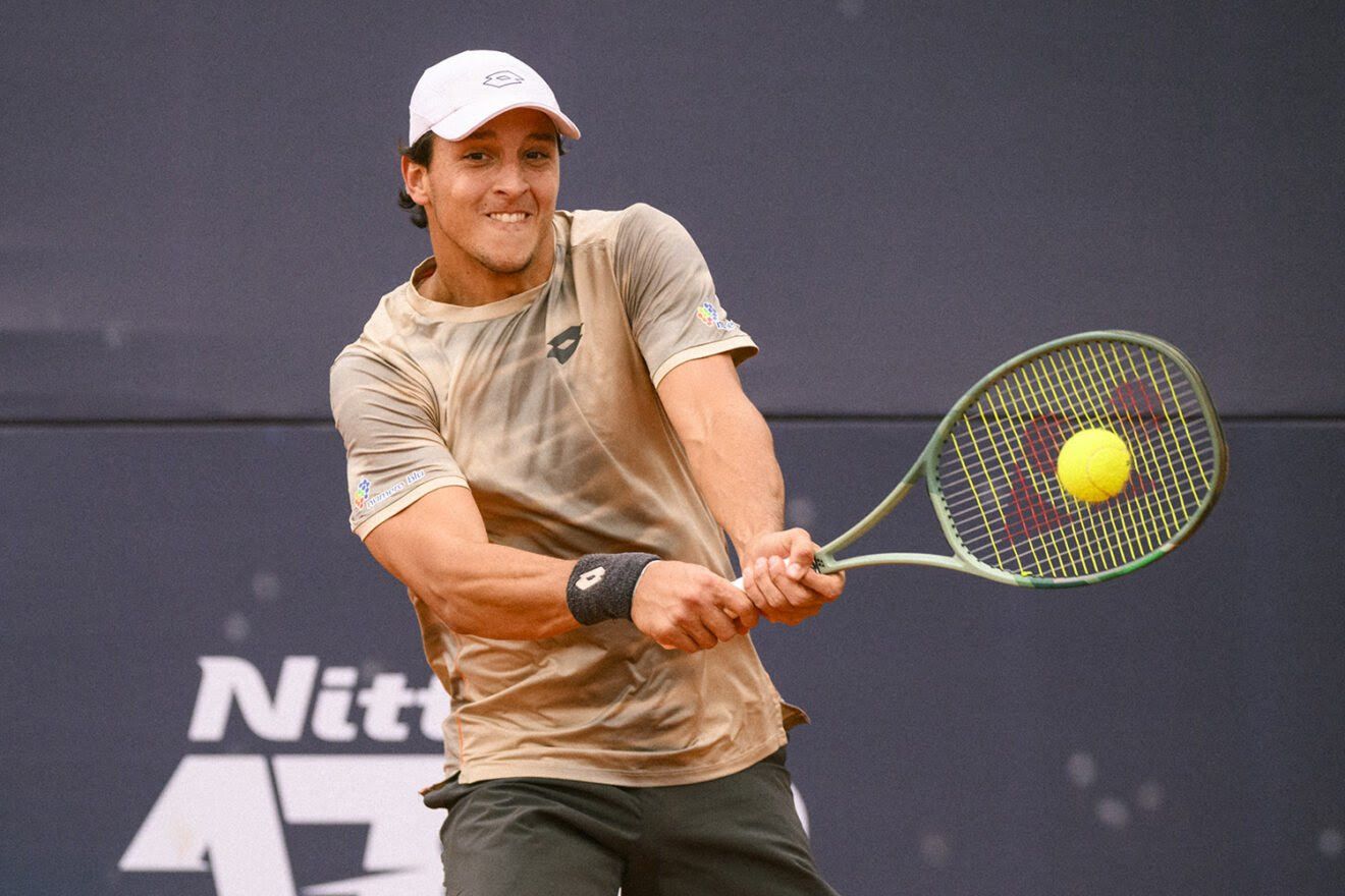 Luciano Darderi, classe 2002, è il primo azzurro a raggiungere il secondo turno del Sardegna Open (foto Mike Lawrence/ATP)