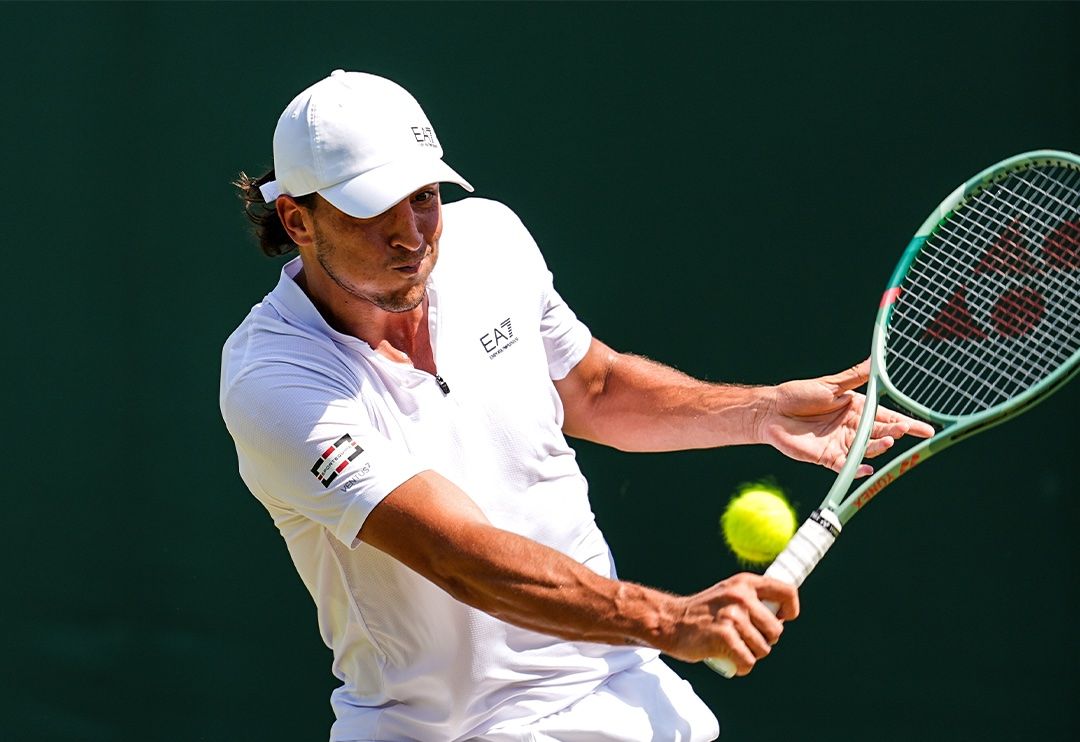 Luciano Darderi a Wimbledon
