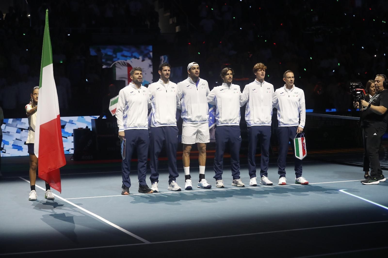 Il team italiano a Malaga (foto Brigitte Grassotti)