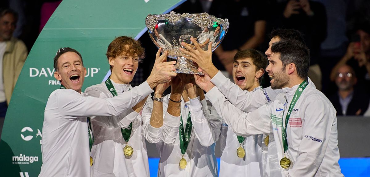 26 novembre 2023, l'Italia vince la Coppa Davis