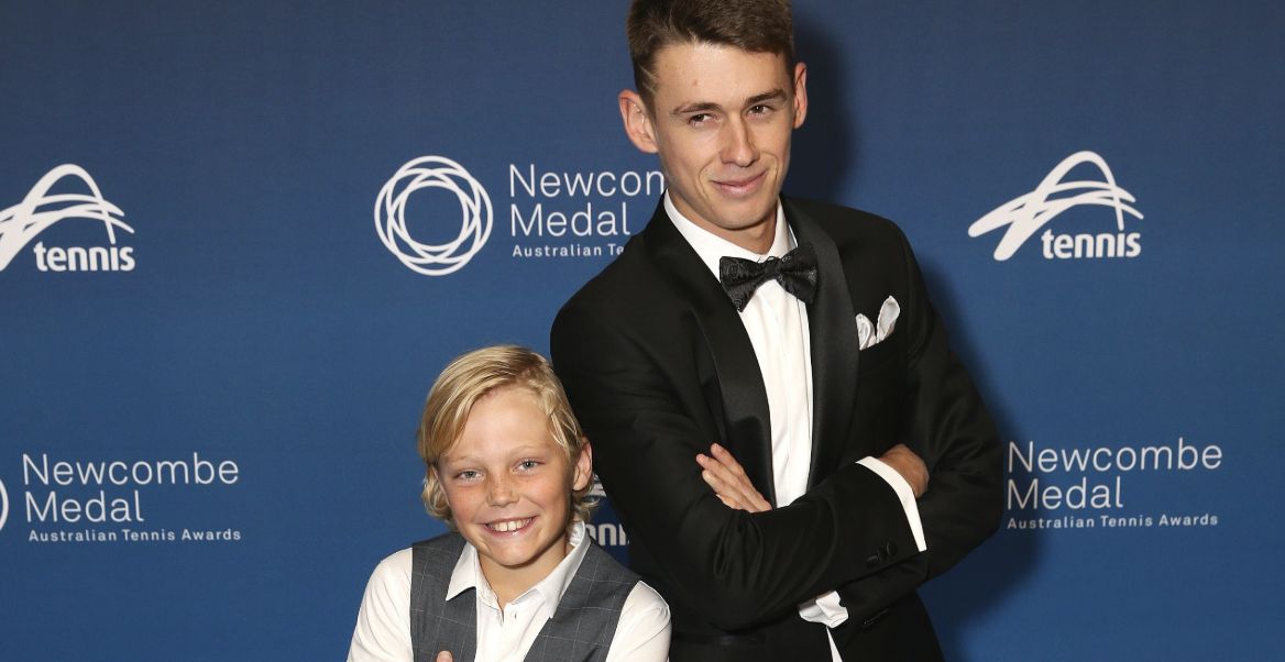 Alex de Minaur e Cruz Hewitt in una foto di qualche anno fa - Foto Getty Images