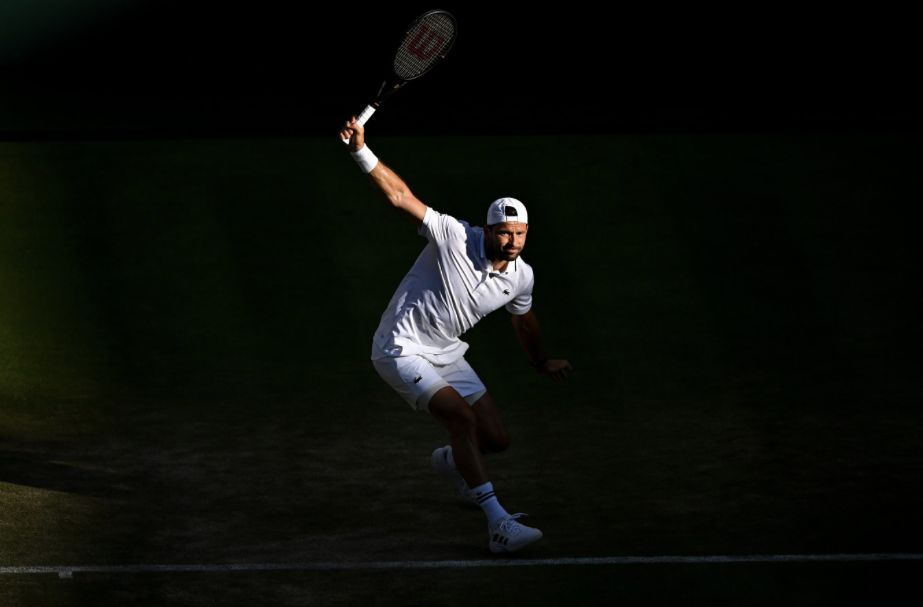 Un maestoso rovescio di Dimitrov a Wimbledon