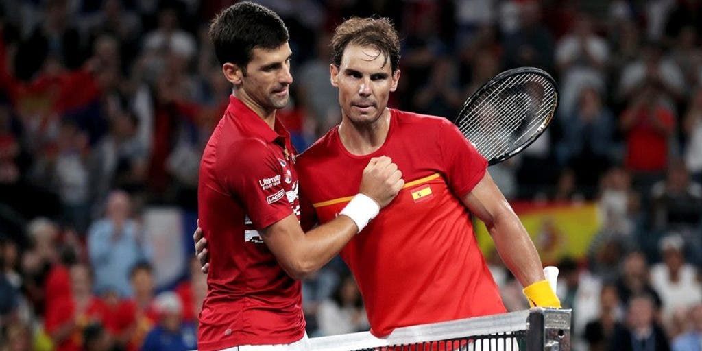 Novak Djokovic e Rafael Nadal nella foto