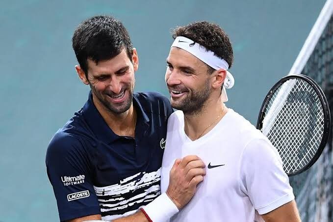 Novak Djokovic e Grigor Dimitrov nella foto - Foto Getty Images