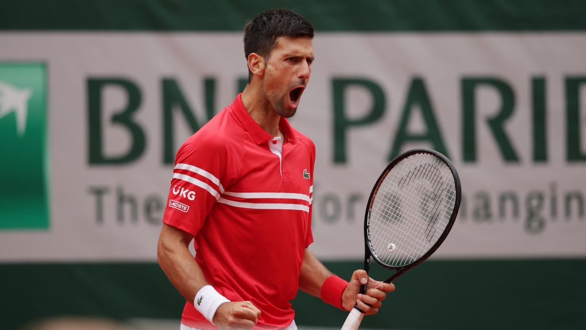 Novak Djokovic a Roland Garros 2021