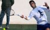 Novak Djokovic si riscalda per la stagione su terra rossa