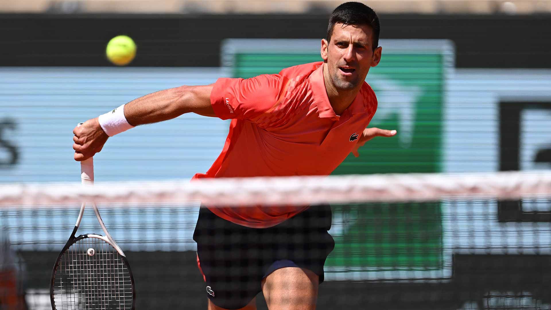 Novak Djokovic a caccia dello Slam n.23 (foto Getty Images)