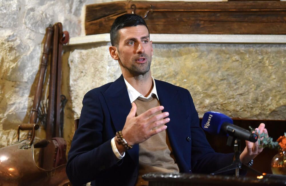 Djokovic nell'instervista a Vijesti (foto: Boris Pejović)