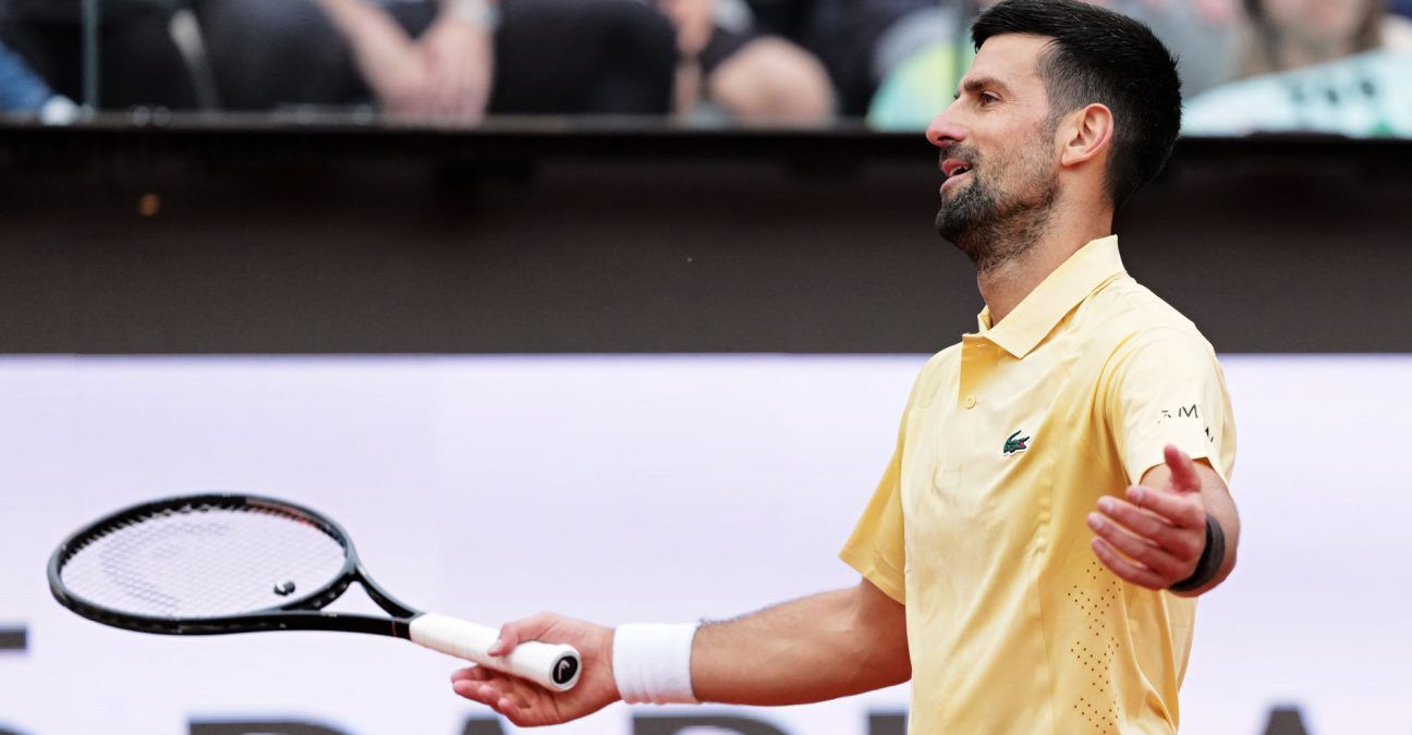 Novak Djokovic a Roma