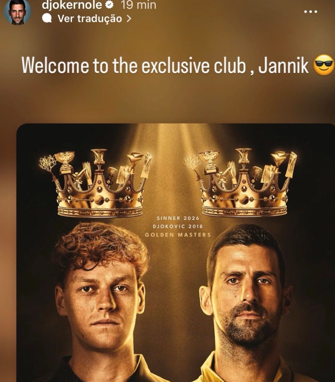 Djokovic applaude Sinner: &ldquo;Congratulazioni Jannik, impressionante. Benvenuto nel club esclusivo&rdquo;