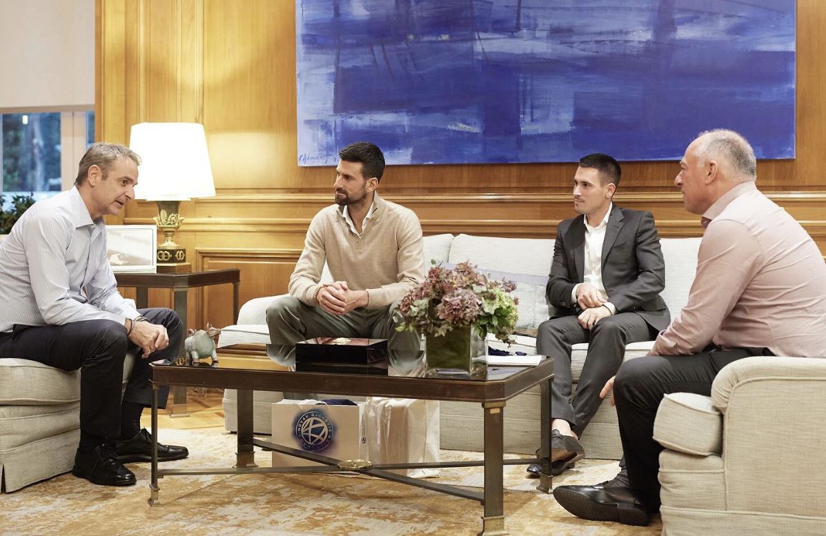 Djokovic incontra le autorità greche