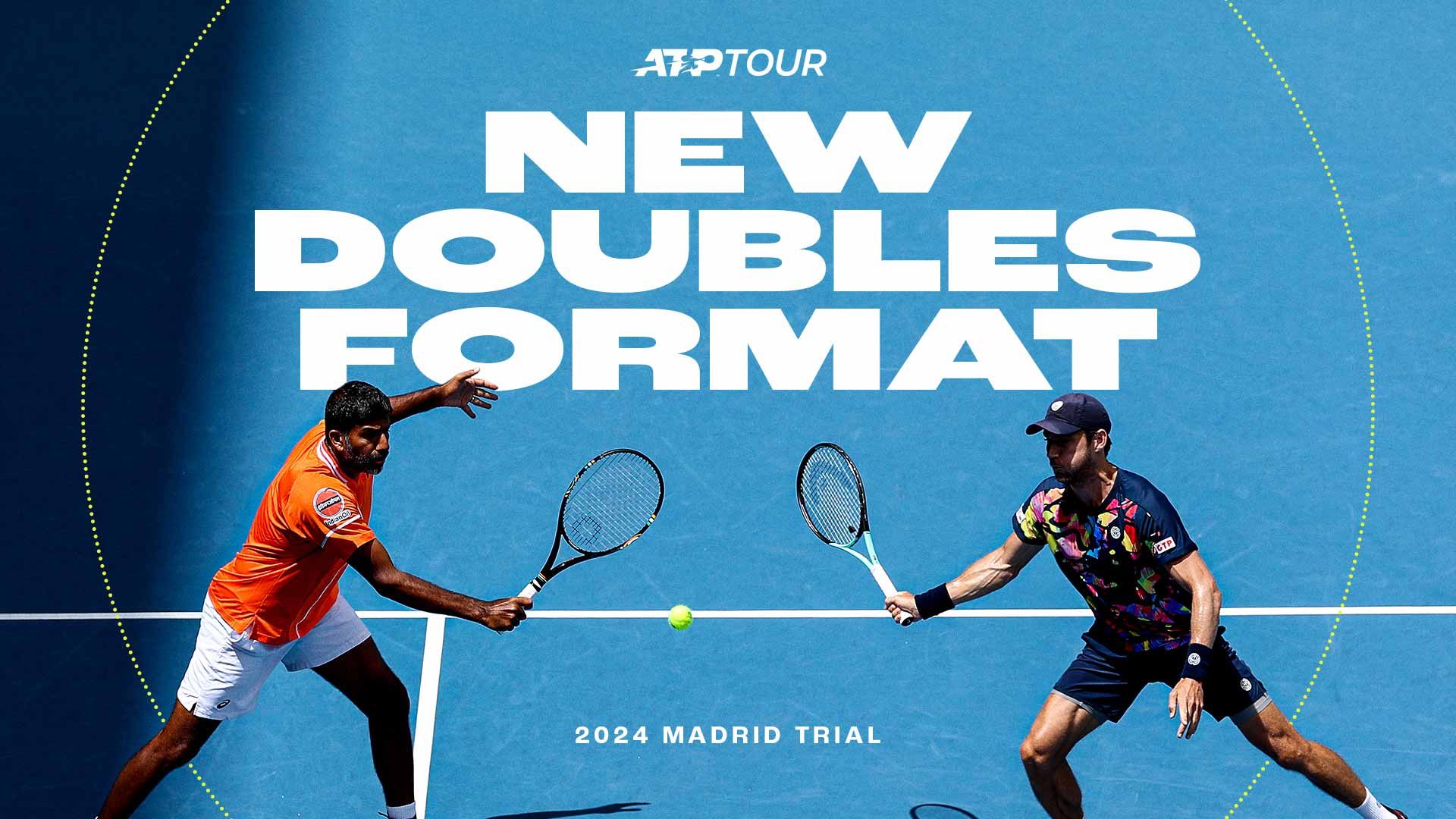 Il tennis di doppio si rinnova: l'ATP sperimenta nuovi format nel 2024