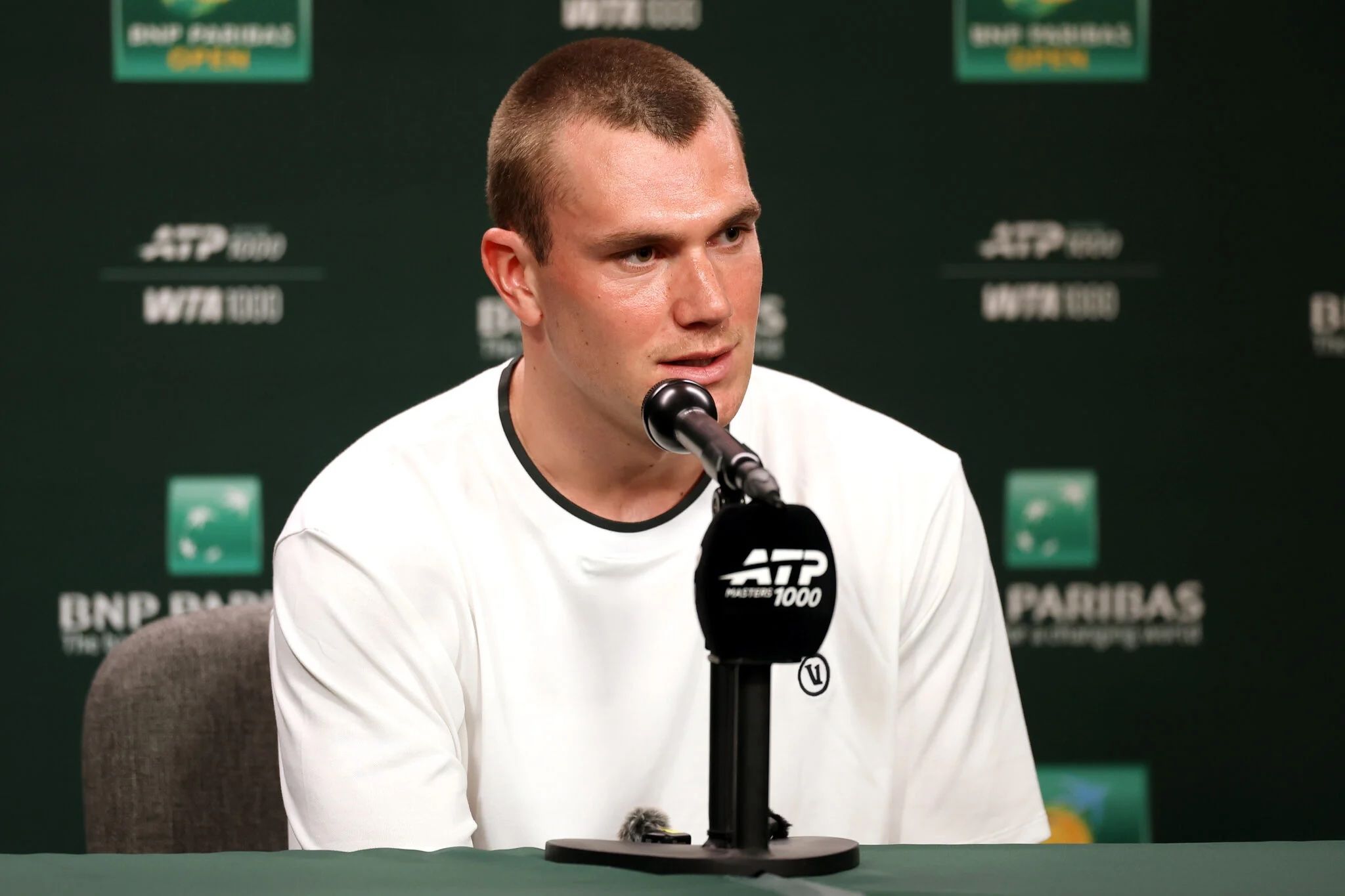 Jack Draper parla a Indian Wells