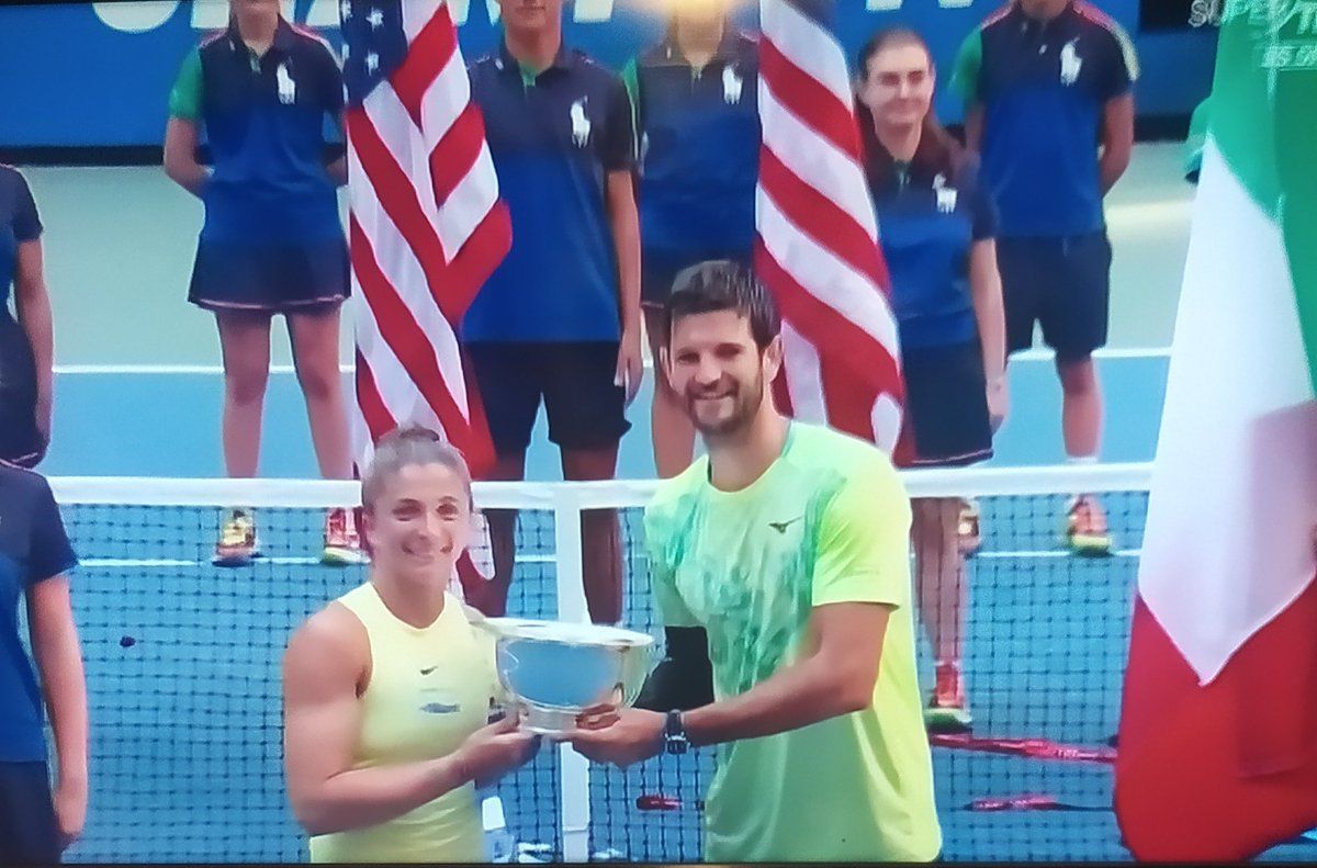 Sara Errani e Andrea Vavassori nella foto