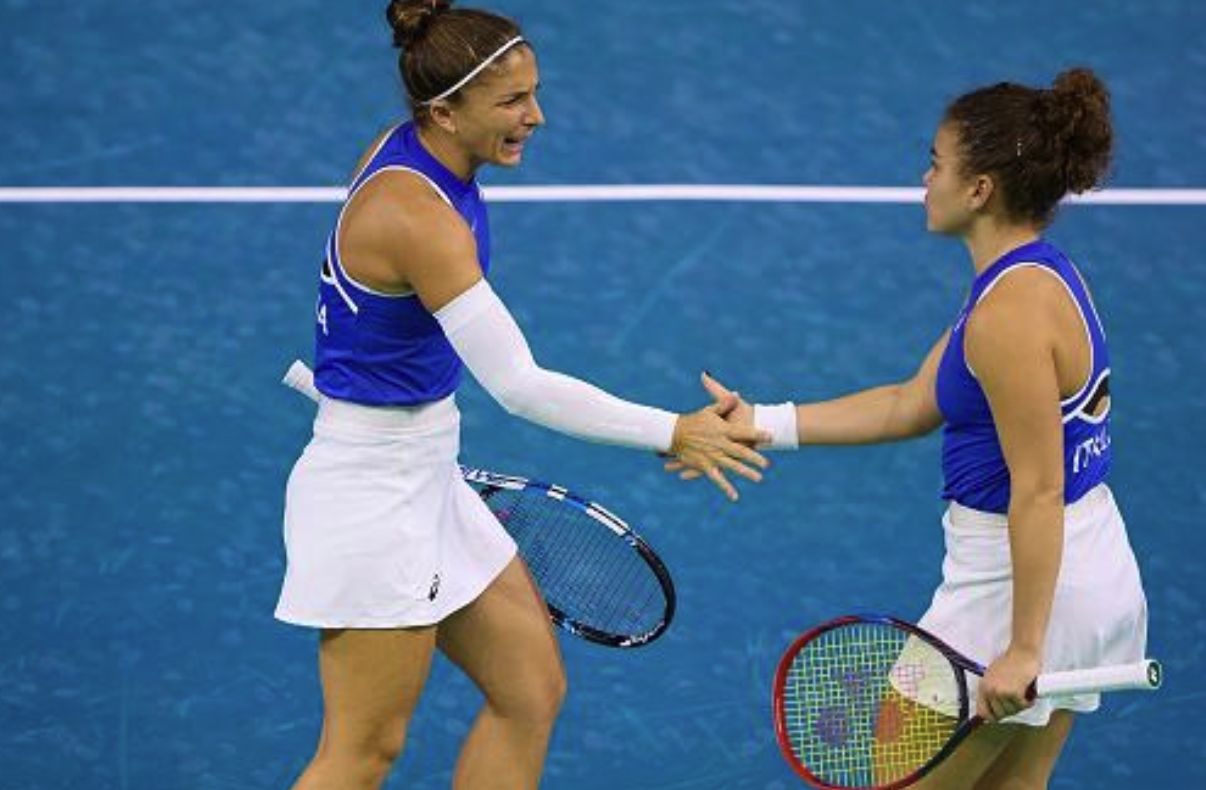 Sara Errani e Jasmine Paolini nella foto - Foto Getty Images