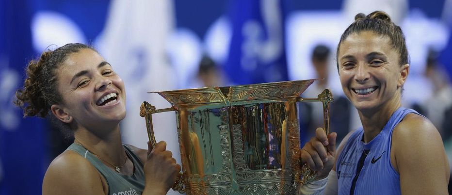 Sara Errani e Jasmine Paolini nella foto - Foto Getty Images