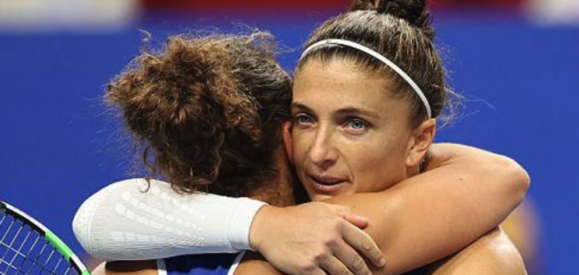 Sara Errani e Jasmine Paolini nella foto - Foto Getty Images