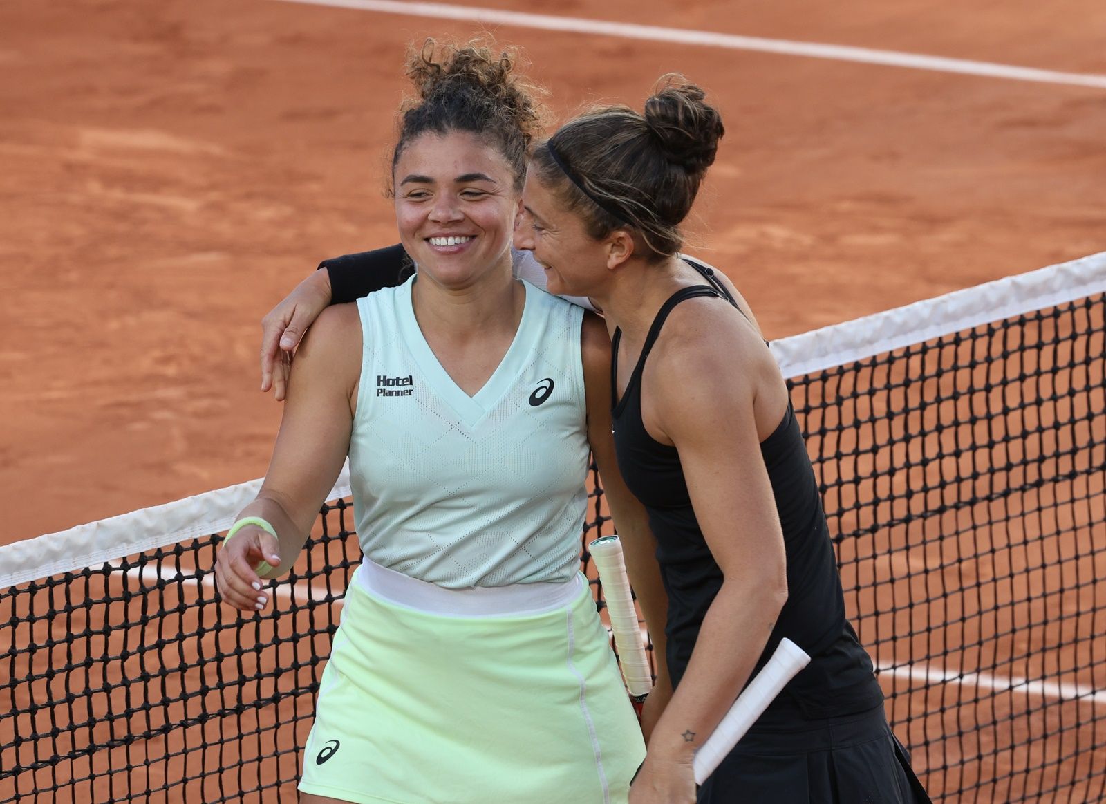 Sara Errani e Jasmine Paolini nella foto - Foto Patrick Boren