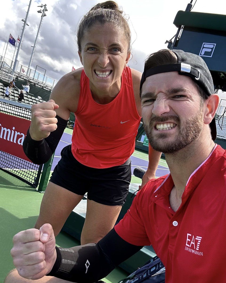 Sara Errani e Andrea Vavassori nella foto