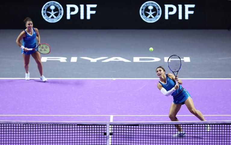 Sara Errani e Jasmine Paolini nella foto - Foto Getty Images