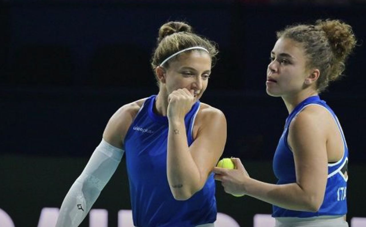 Sara Errani e Jasmine Paolini nella foto - Foto Getty Images