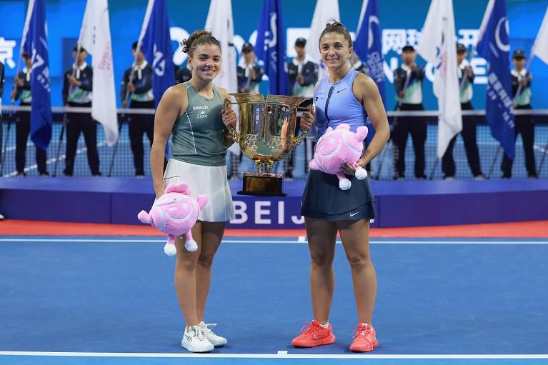 Sara Errani e Jasmine Paolini nella foto - Foto Getty Images