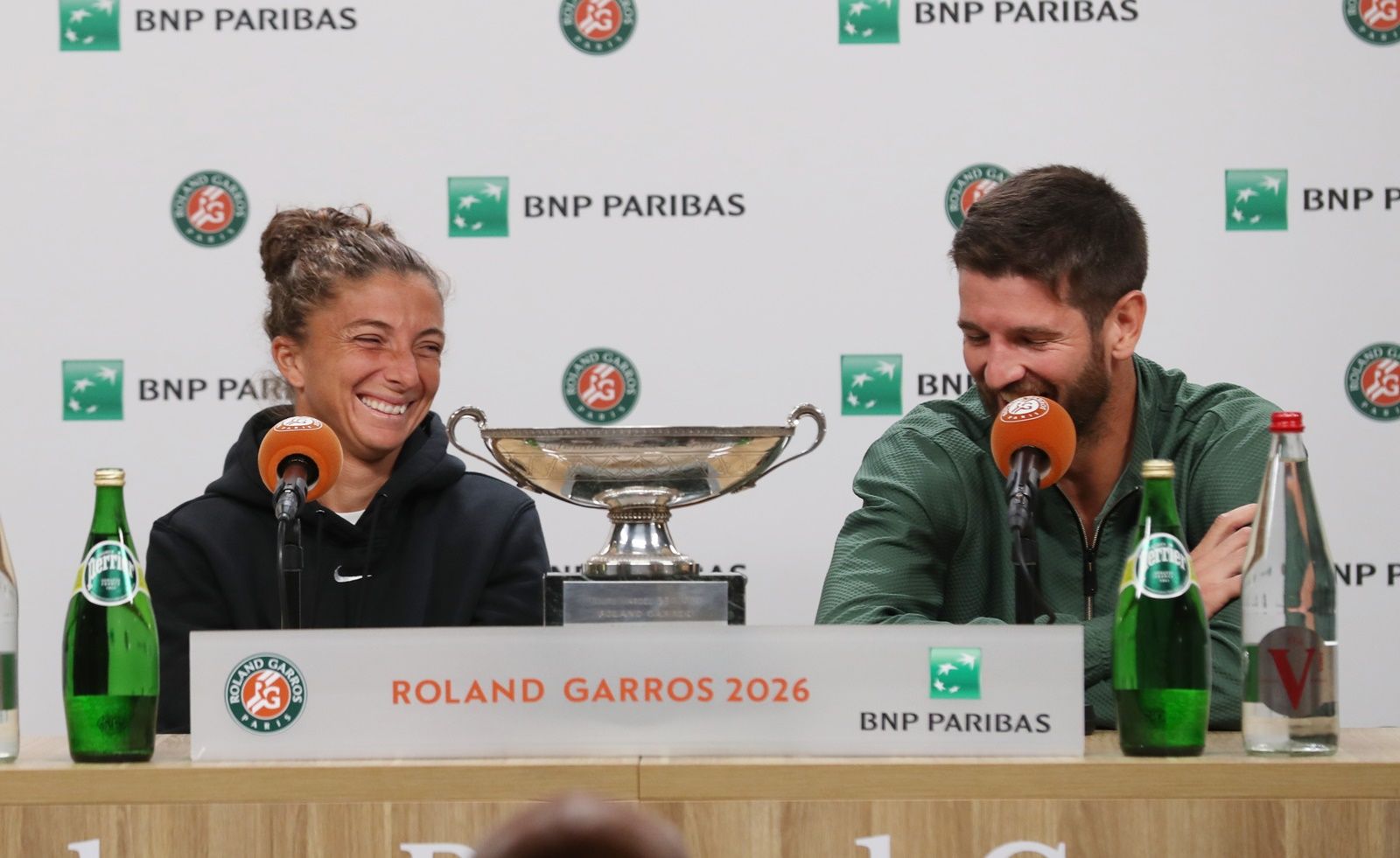 Sara Errani e Andrea Vavassori - Foto Patrick Boren