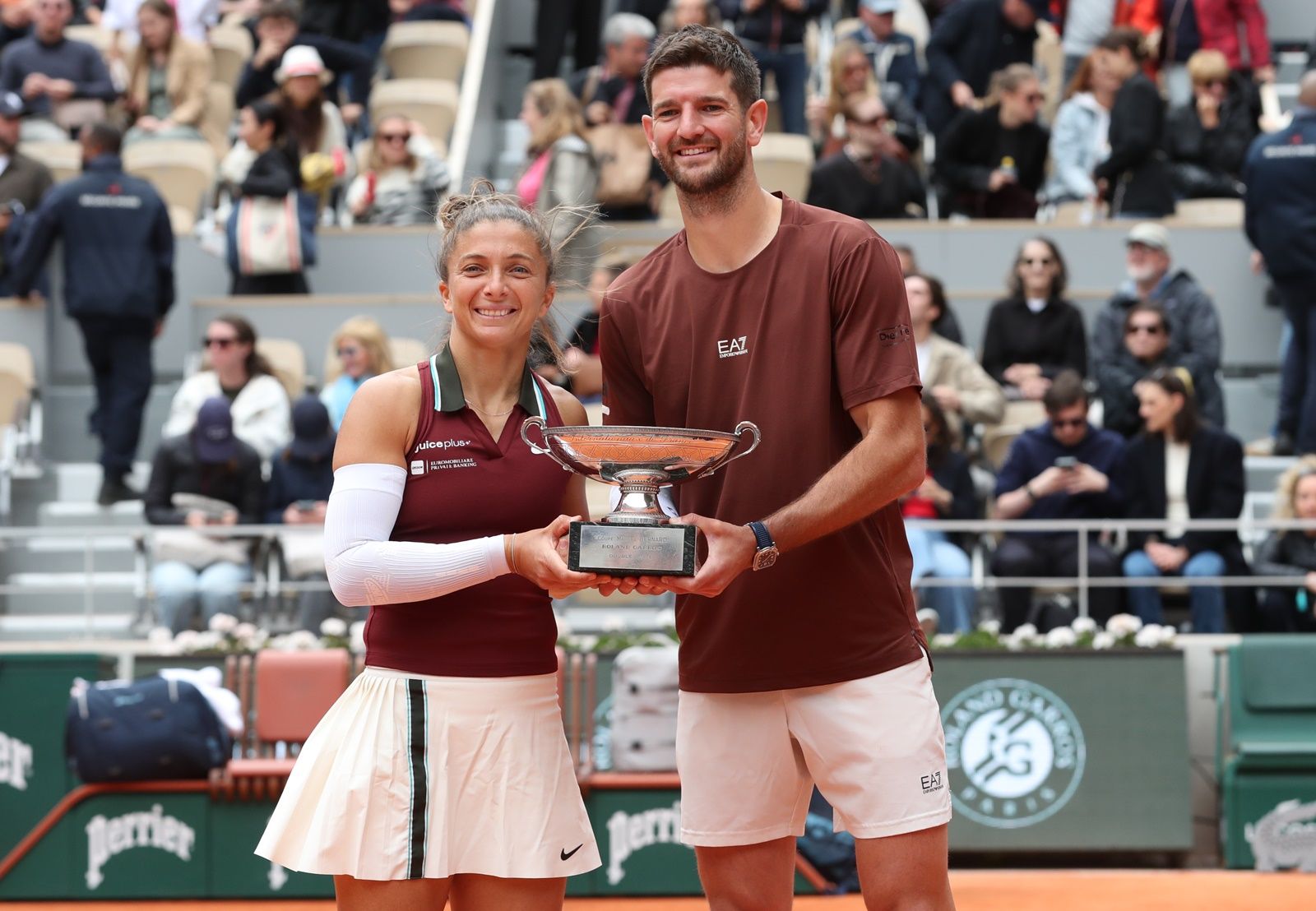 Sara Errani e Andrea Vavassori - Foto Patrick Boren
