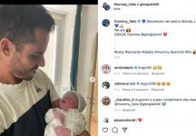 Thomas Fabbiano diventa papà