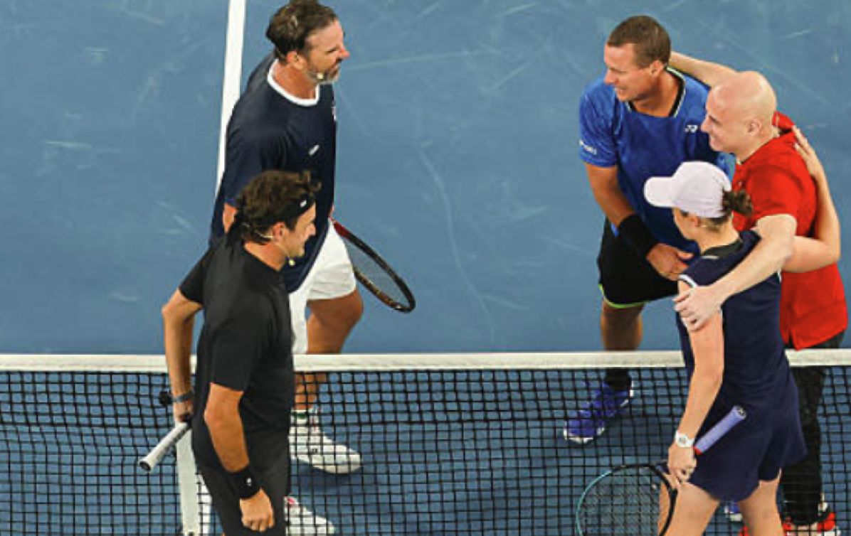 Il tennis celebra la sua storia: Federer, Agassi, Hewitt, Rafter e Barty in scena all&rsquo;Australian Open