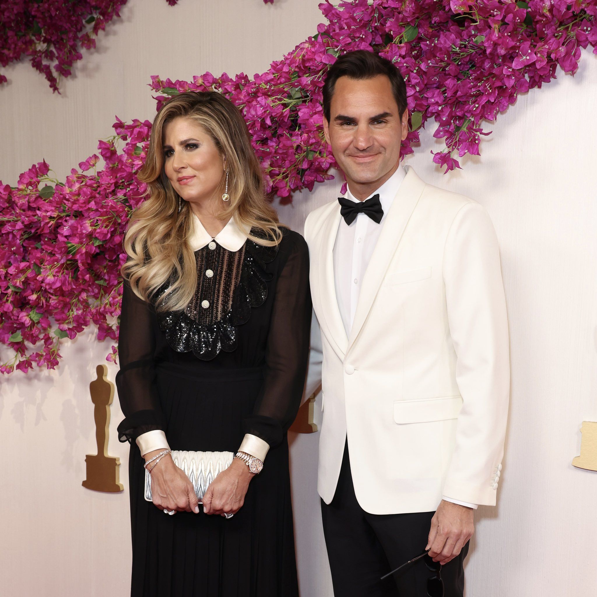 Roger Federer con la moglie Mirka - Foto Getty Images