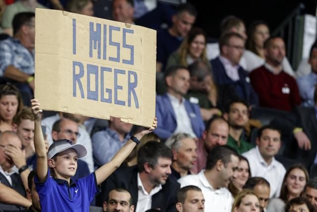 Tifosi svizzeri "orfani" di Federer