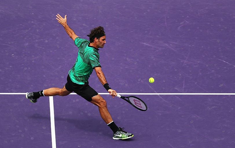 Roger Federer a Miami 2017