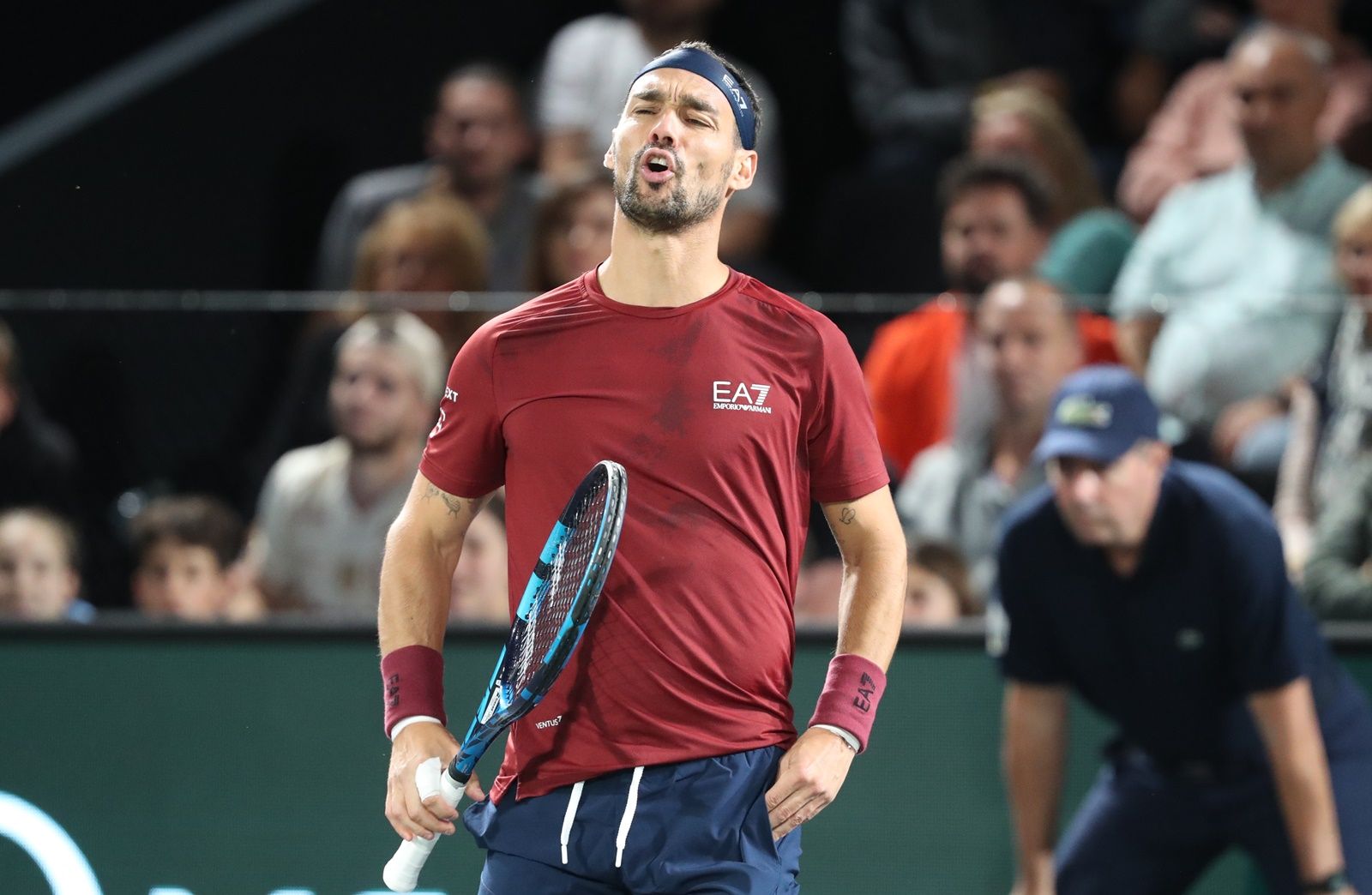 Fabio Fognini nella foto - Foto Patrick Boren