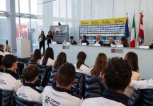 Presentate le 4 ragazze ucraine con Ljubicic, Sonego, Arbino e Cocciaretto