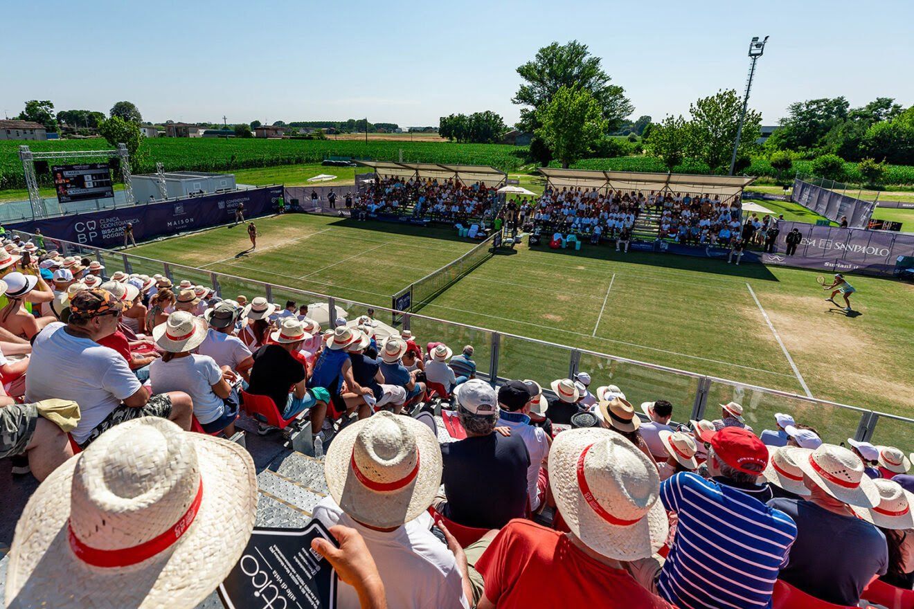 Il Campo Centrale del Tennis Club Gaiba: dal 16 al 23 giugno ospiterà la terza edizione del WTA 125 Veneto Open (foto Creativite Idea)