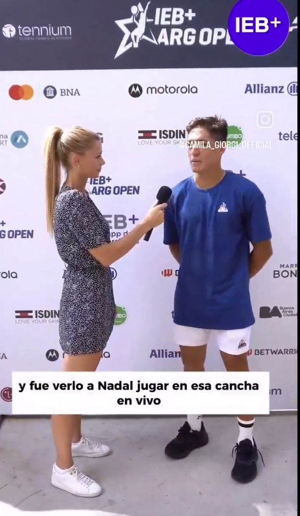 Camila Giorgi nella foto