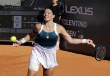 Colpaccio Gorgodze al Lexus Tolentino Open: eliminata la grande favorita Sherif. Pieri fuori fra i rimpianti