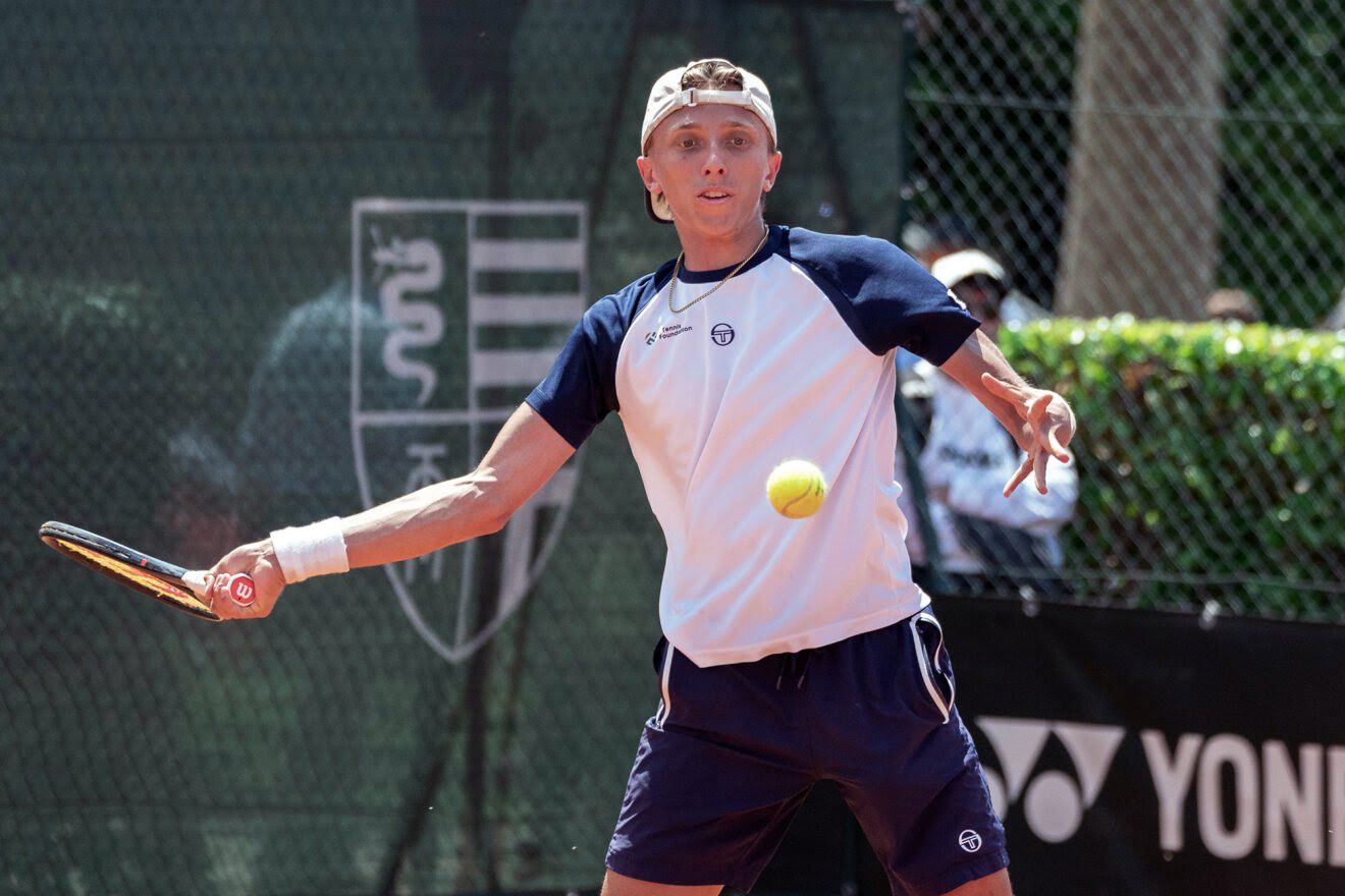 Matteo Gribaldo, pistoiese classe 2008, &egrave; agli ottavi di finale del Trofeo Bonfiglio (foto Luigi Leonardi)