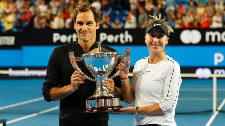 Federer e Bencic, ultimi campioni della Hopman Cup a Perth nel 2019
