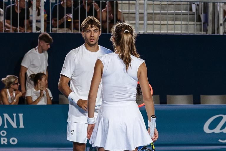 Flavio Cobolli e Lucia Bronzetti - Foto FITP