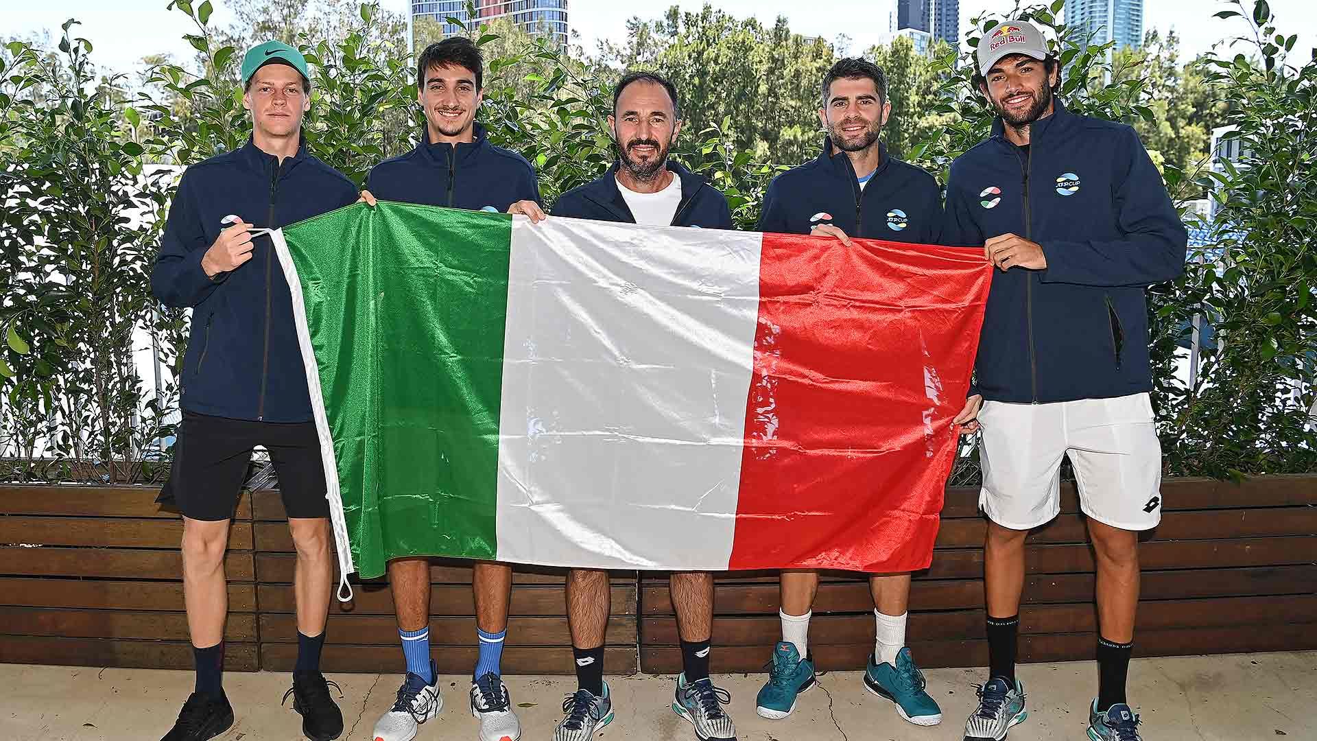 La squadra italiana nell' ATP Cup
