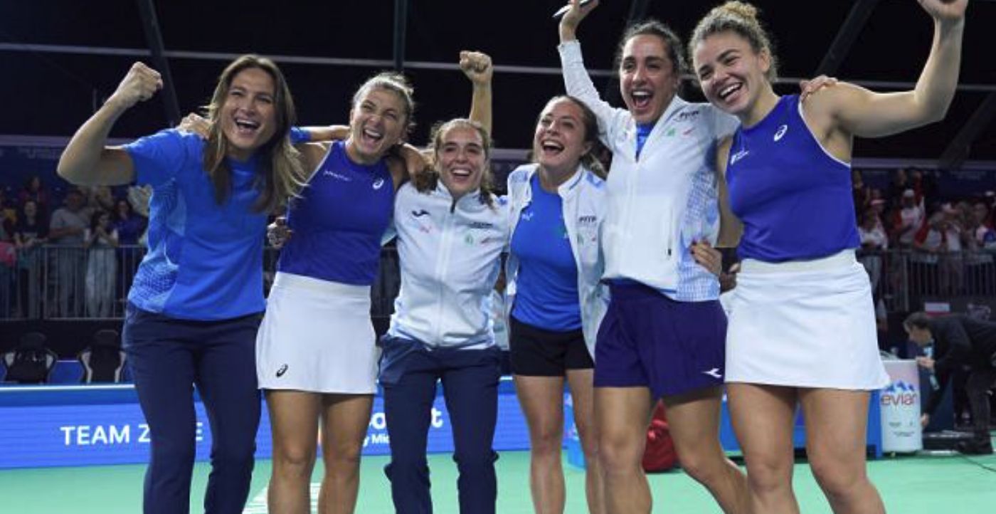 La squadra di Billie Jean King Cup 2024 - Foto getty images