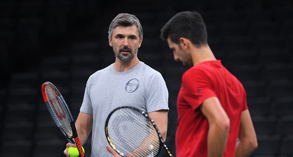 Goran Ivanisevic e Novak Djokovic