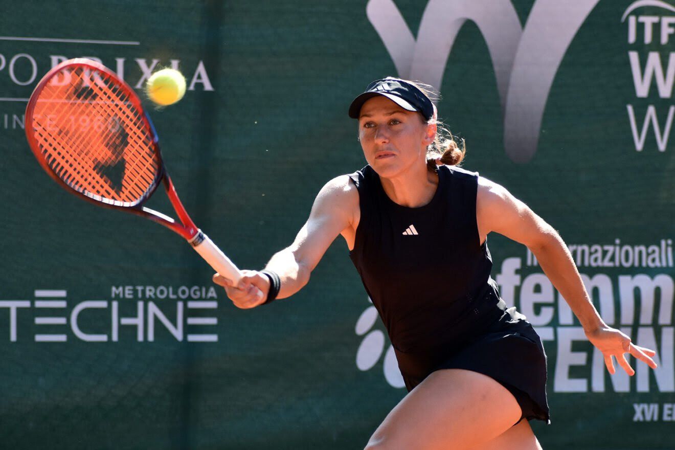 Kaja Juvan, 24 anni da Lubiana (Slovenia), ha conquistato la finale degli Internazionali femminili di Brescia - Carolina Zani Melanoma Foundation (foto GAME)