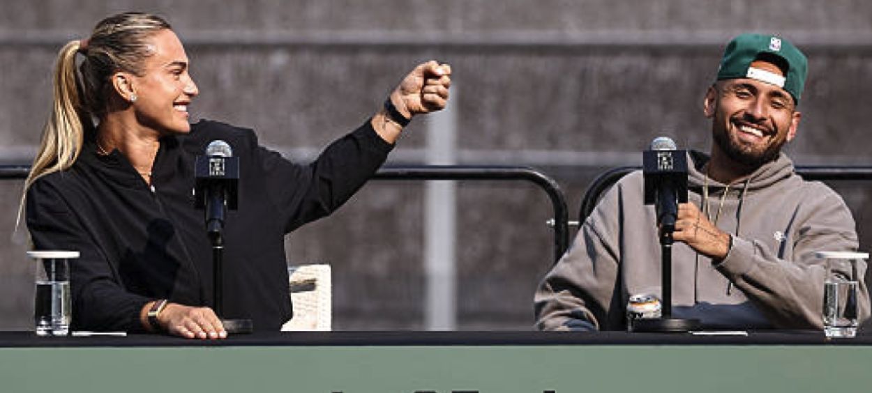 Aryna Sabalenka e Nick Kyrgios nella foto - Foto getty Images